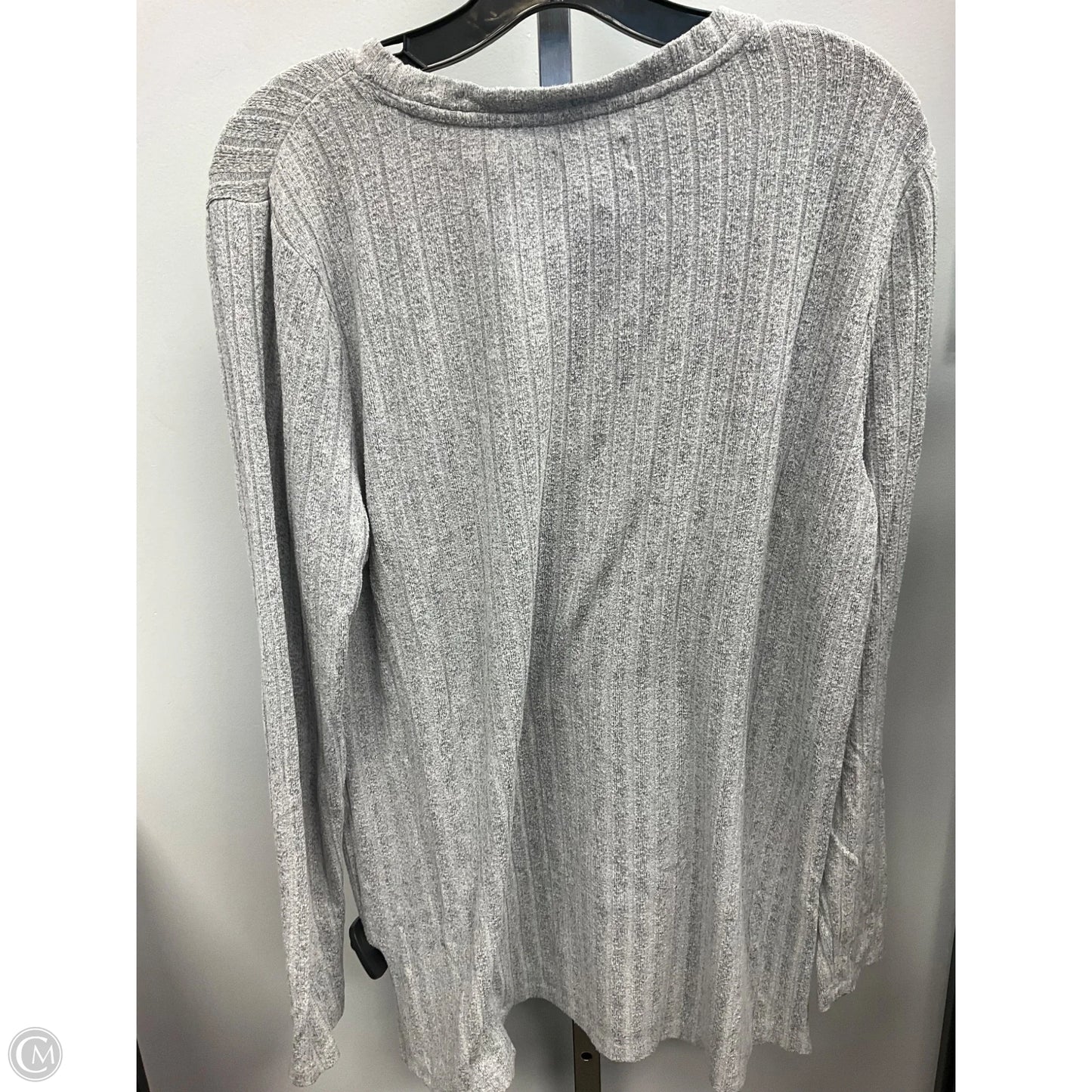 Top Long Sleeve By Lou And Grey In Grey, Size: Xl