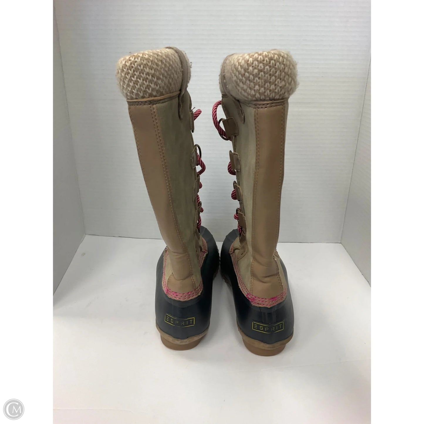 Boots Snow By Esprit In Tan, Size: 8