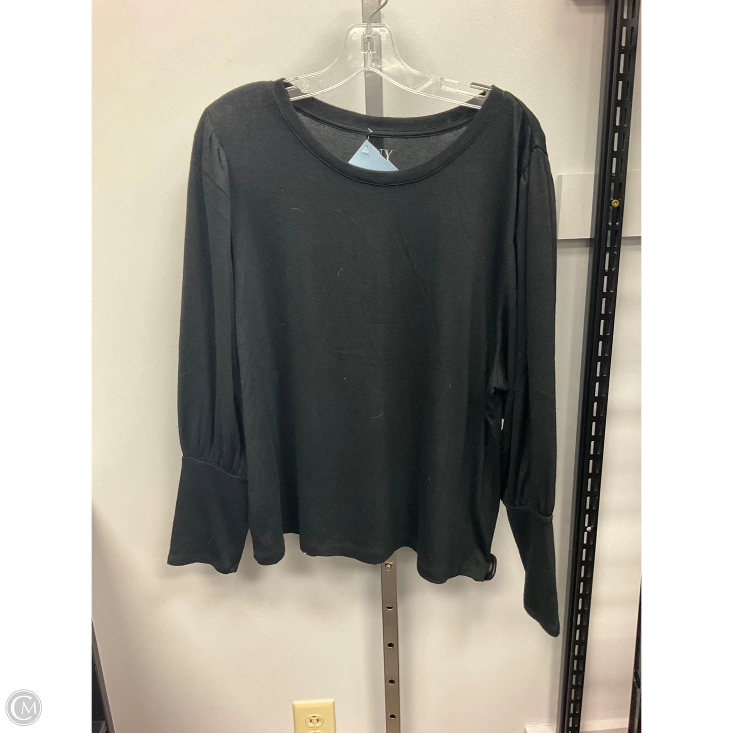 Top Long Sleeve By New York And Co In Black, Size: Xl