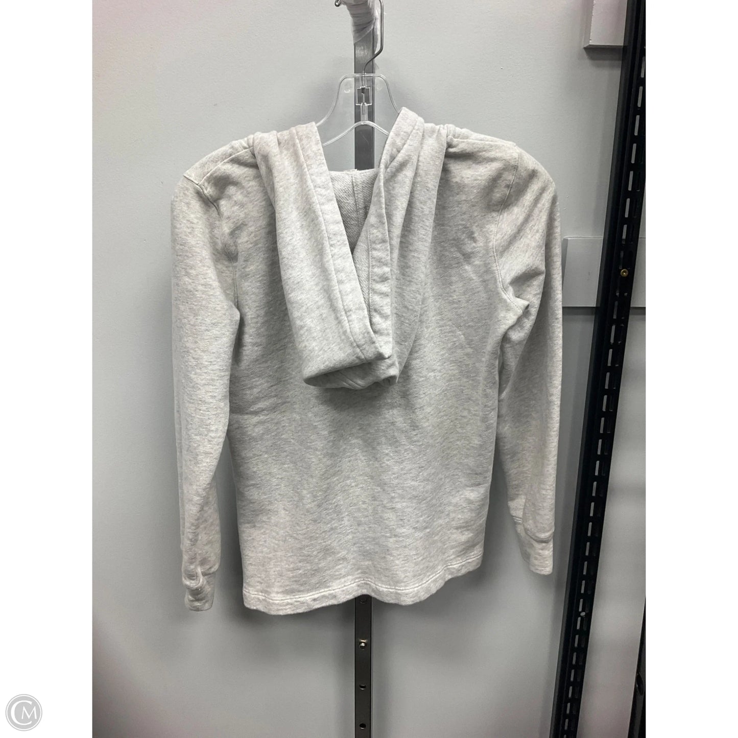 Sweatshirt Hoodie By Loft In Grey, Size: Xs