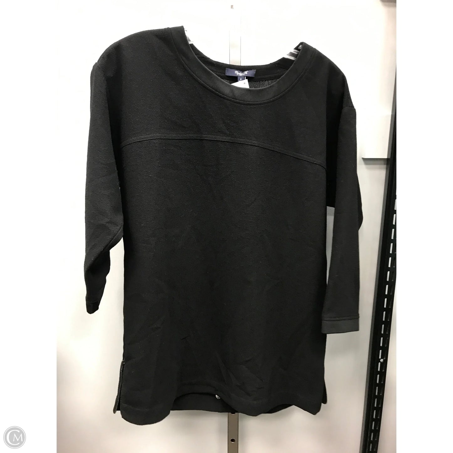 Top Long Sleeve By Madewell In Black, Size: S