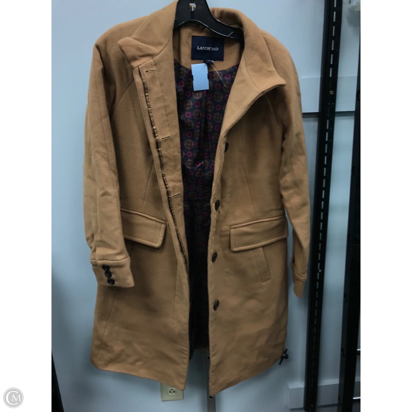 Coat Other By Lands End In Brown, Size: 6