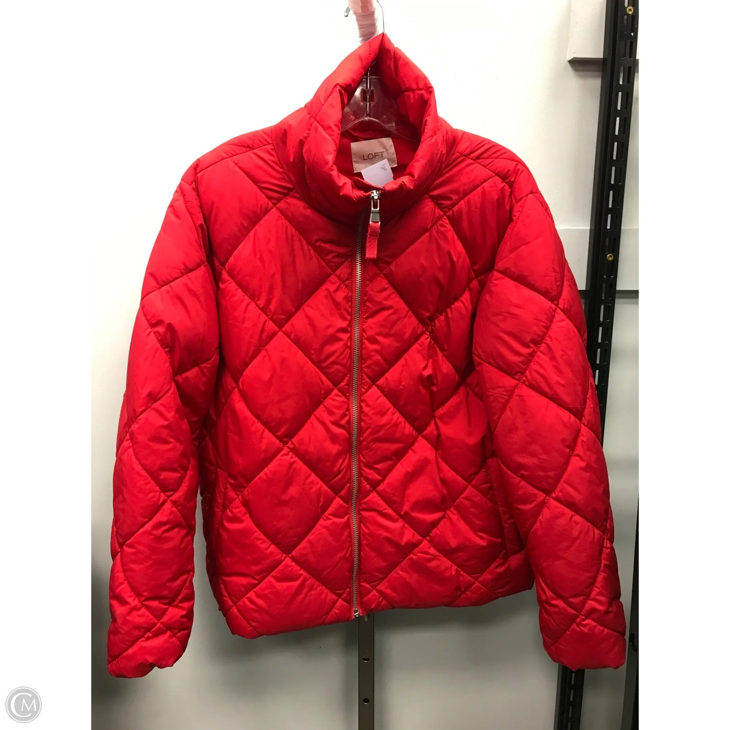 Jacket Puffer & Quilted By Loft In Red, Size: S