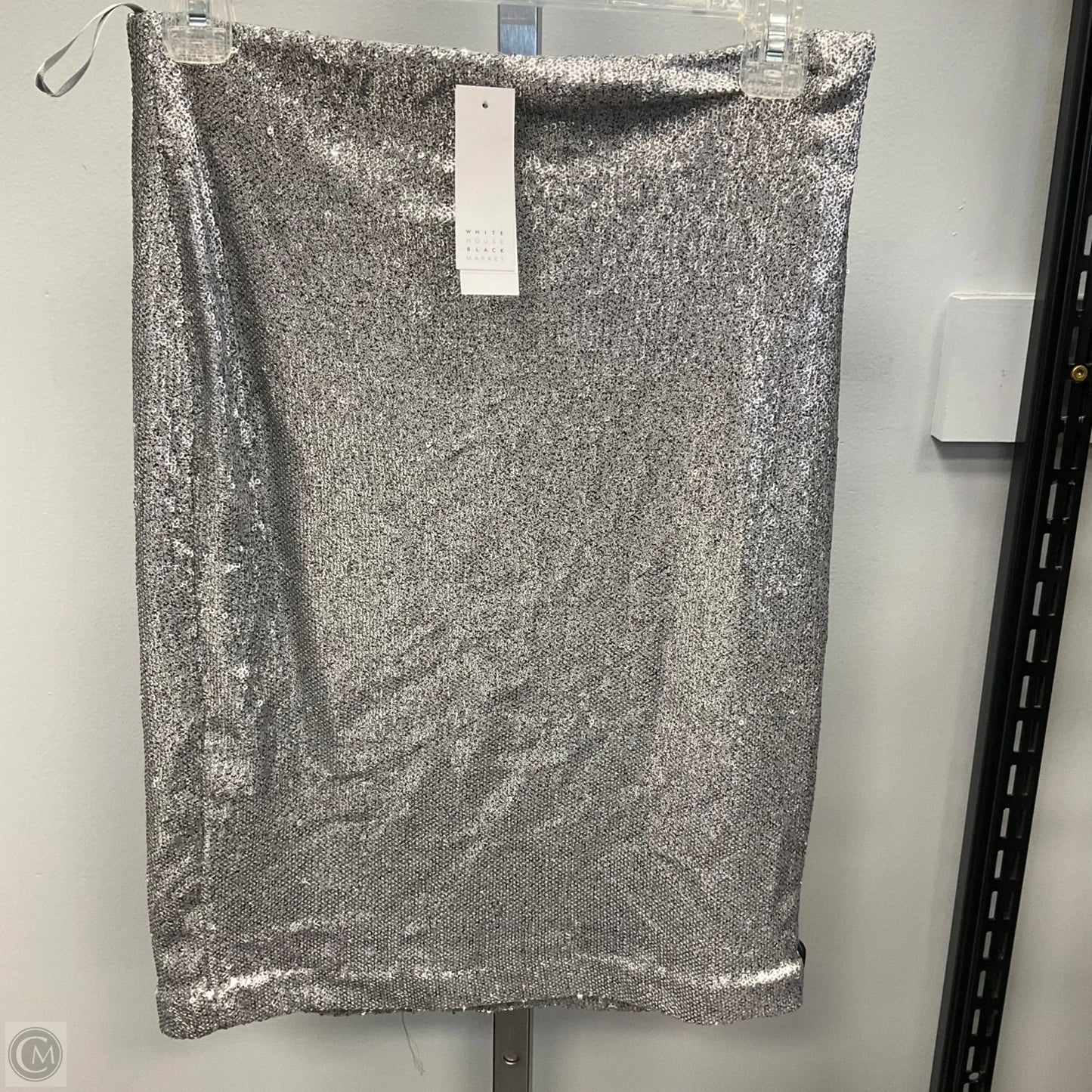 Skirt Mini & Short By White House Black Market In Silver, Size: 2