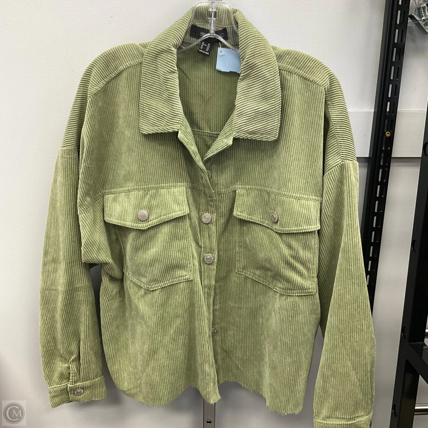 Top Long Sleeve By Forever 21 In Green, Size: 2x