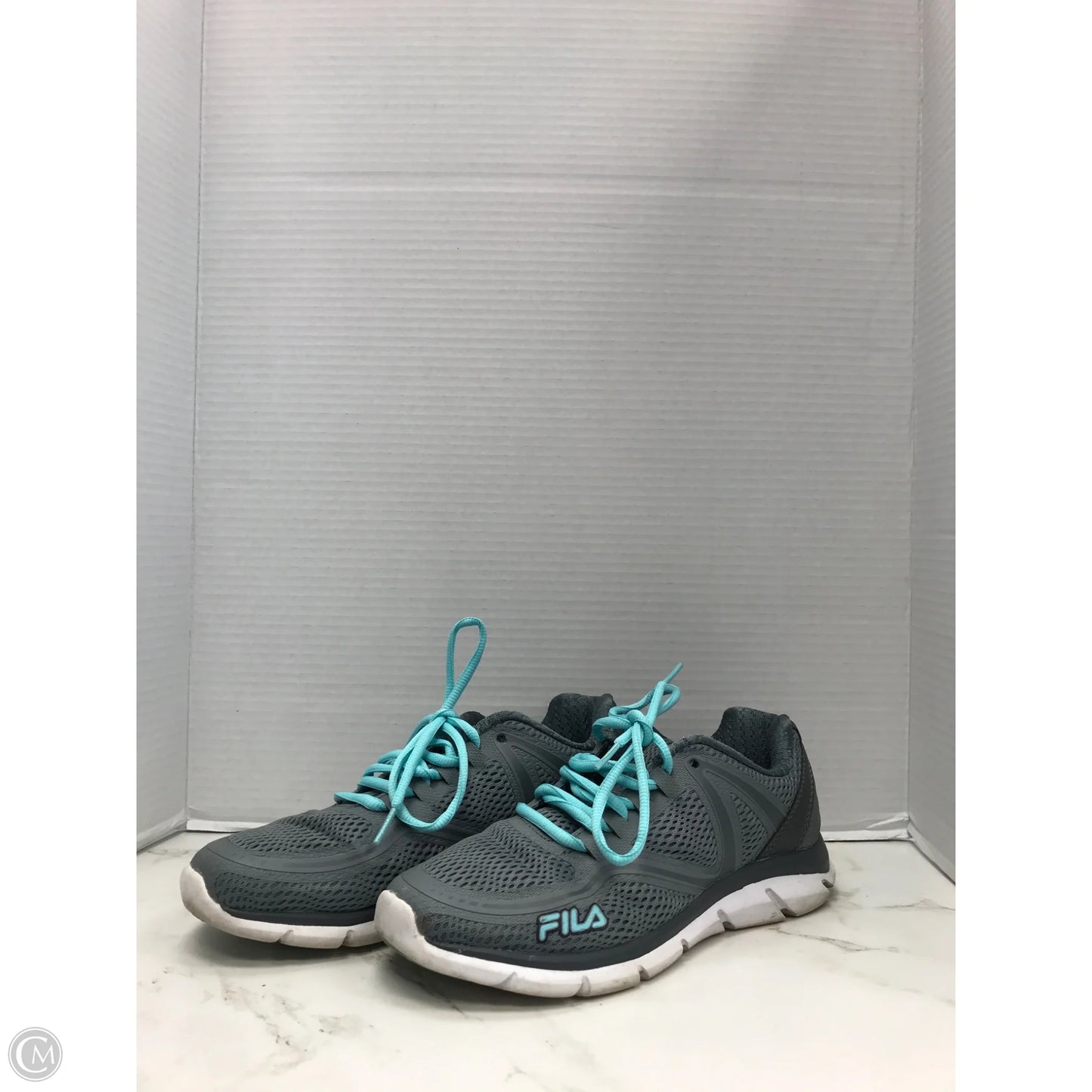 Shoes Athletic By Fila In Grey, Size: 8