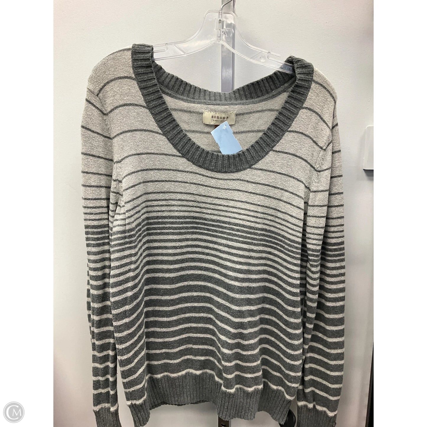 Sweater By Sonoma In Striped Pattern, Size: L