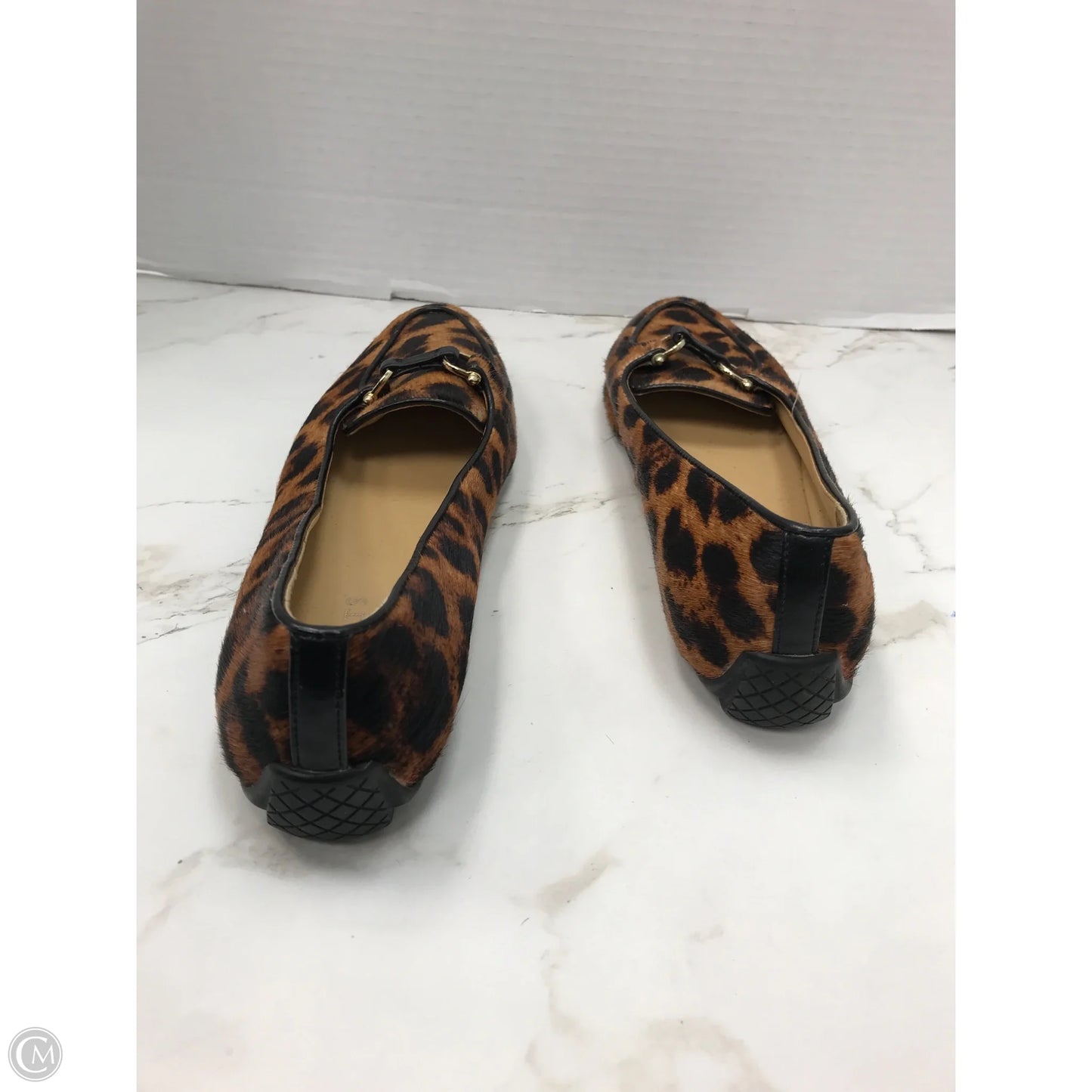 Shoes Flats By Talbots In Animal Print, Size: 7.5
