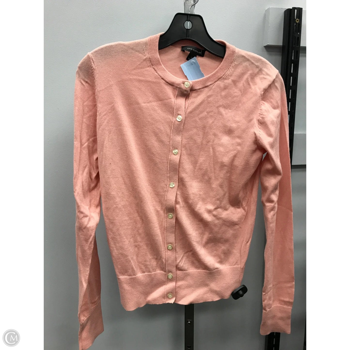 Cardigan By Ann Taylor In Peach, Size: S