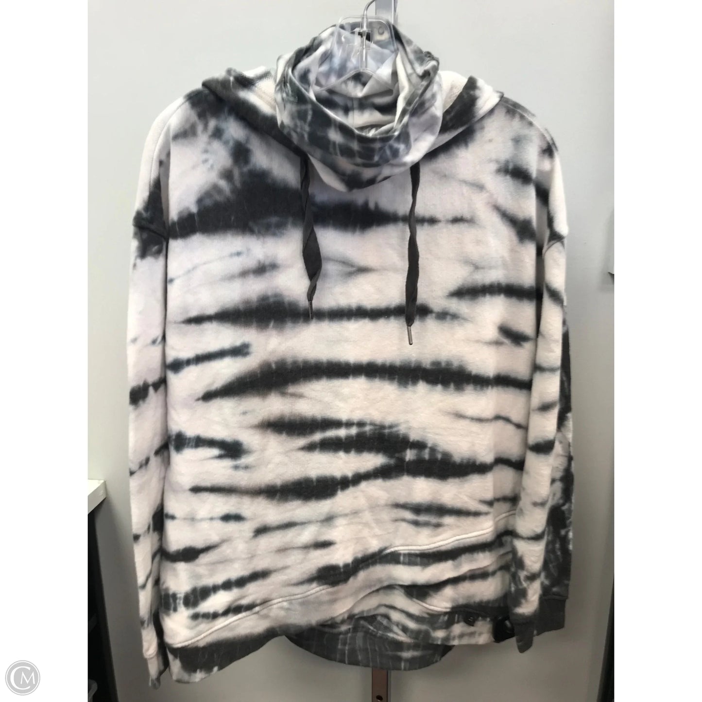 Sweatshirt Hoodie By Seven 7 In Tie Dye Print, Size: S