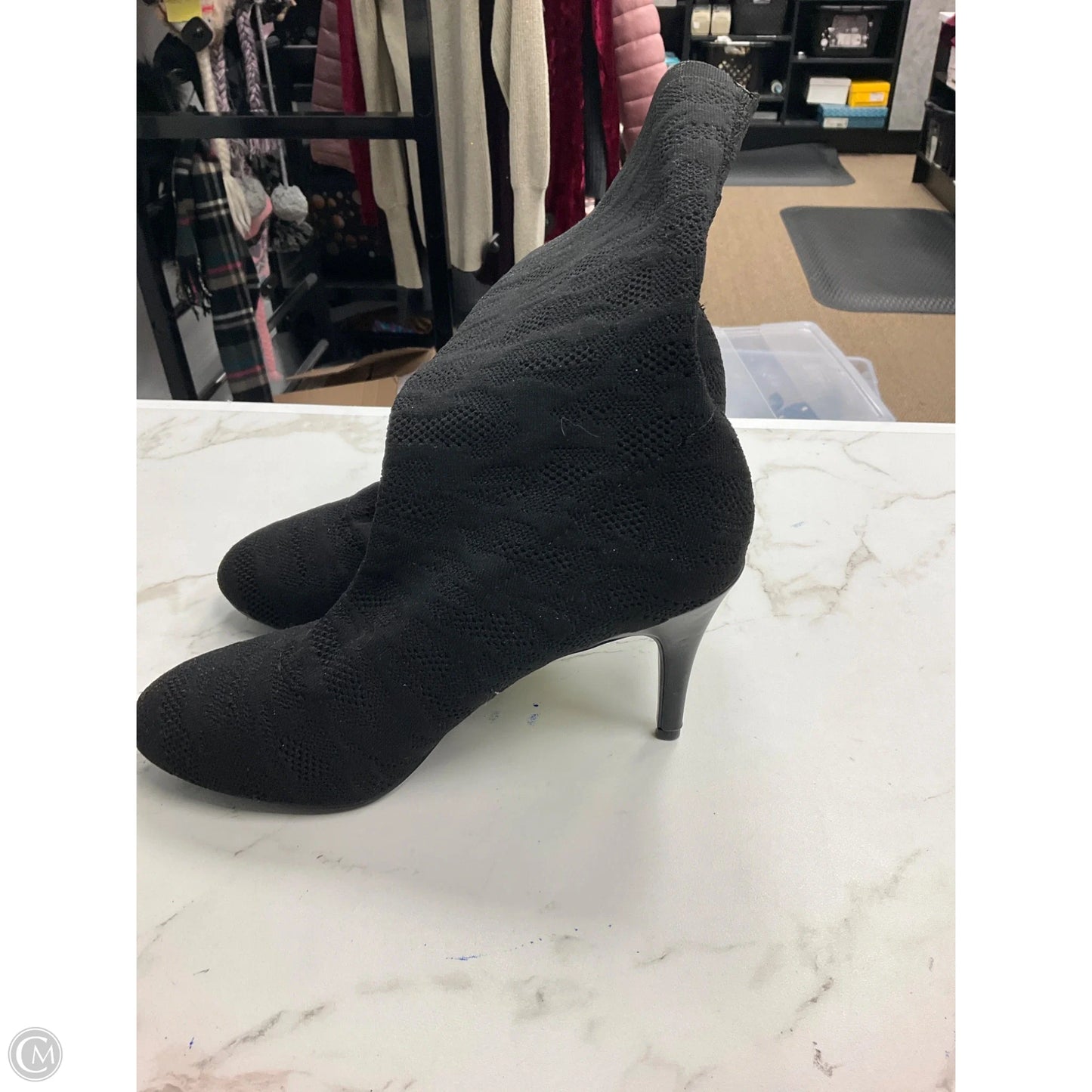 Boots Mid-calf Heels By Impo In Black, Size: 8