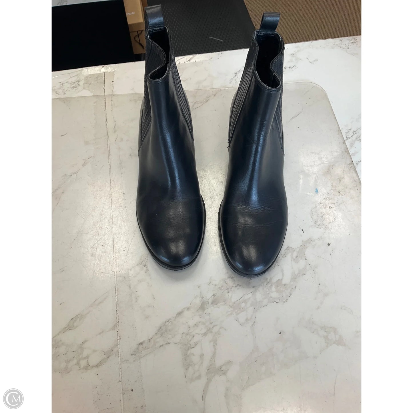 Boots Ankle Flats By Ecco In Black, Size: 7.5