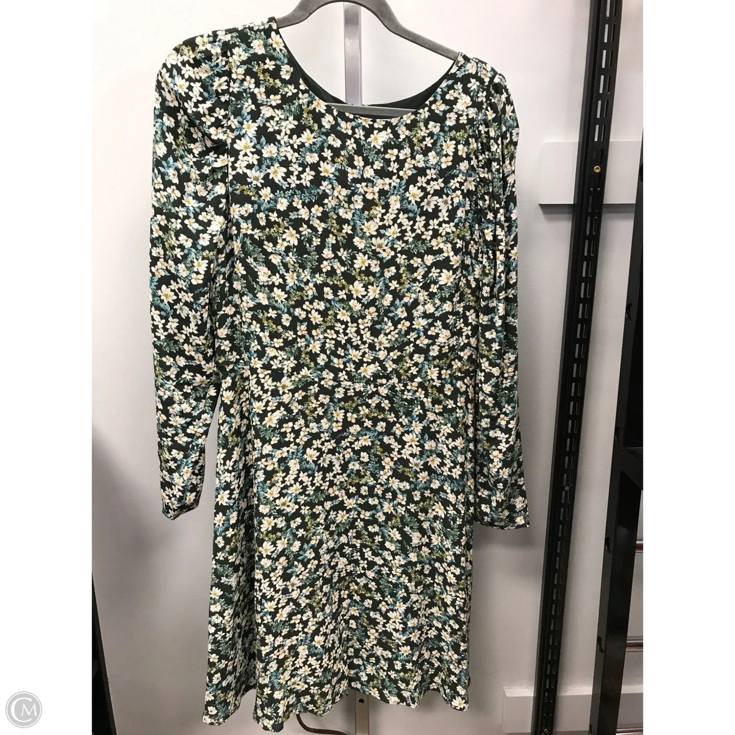 Dress Casual Midi By Loft In Floral Print, Size: 8