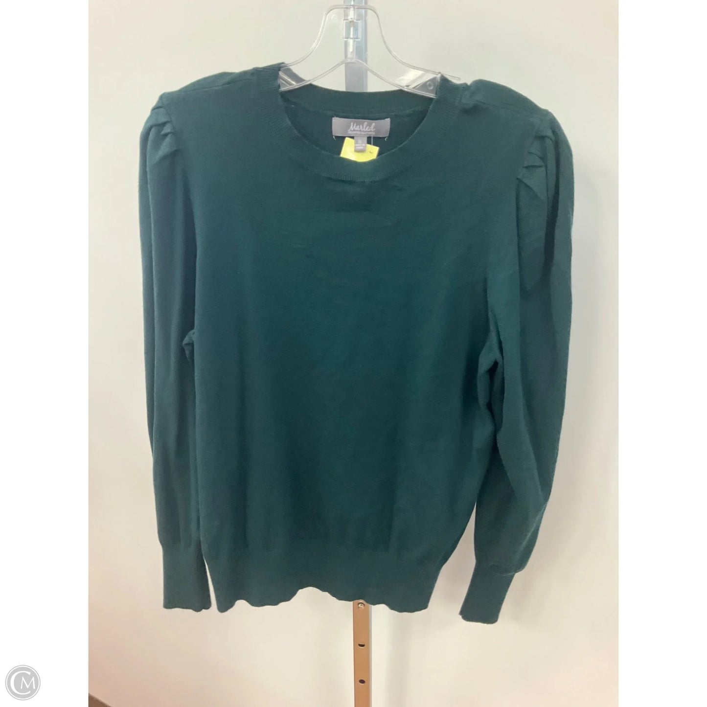 Top Long Sleeve By Marled In Green, Size: Xl