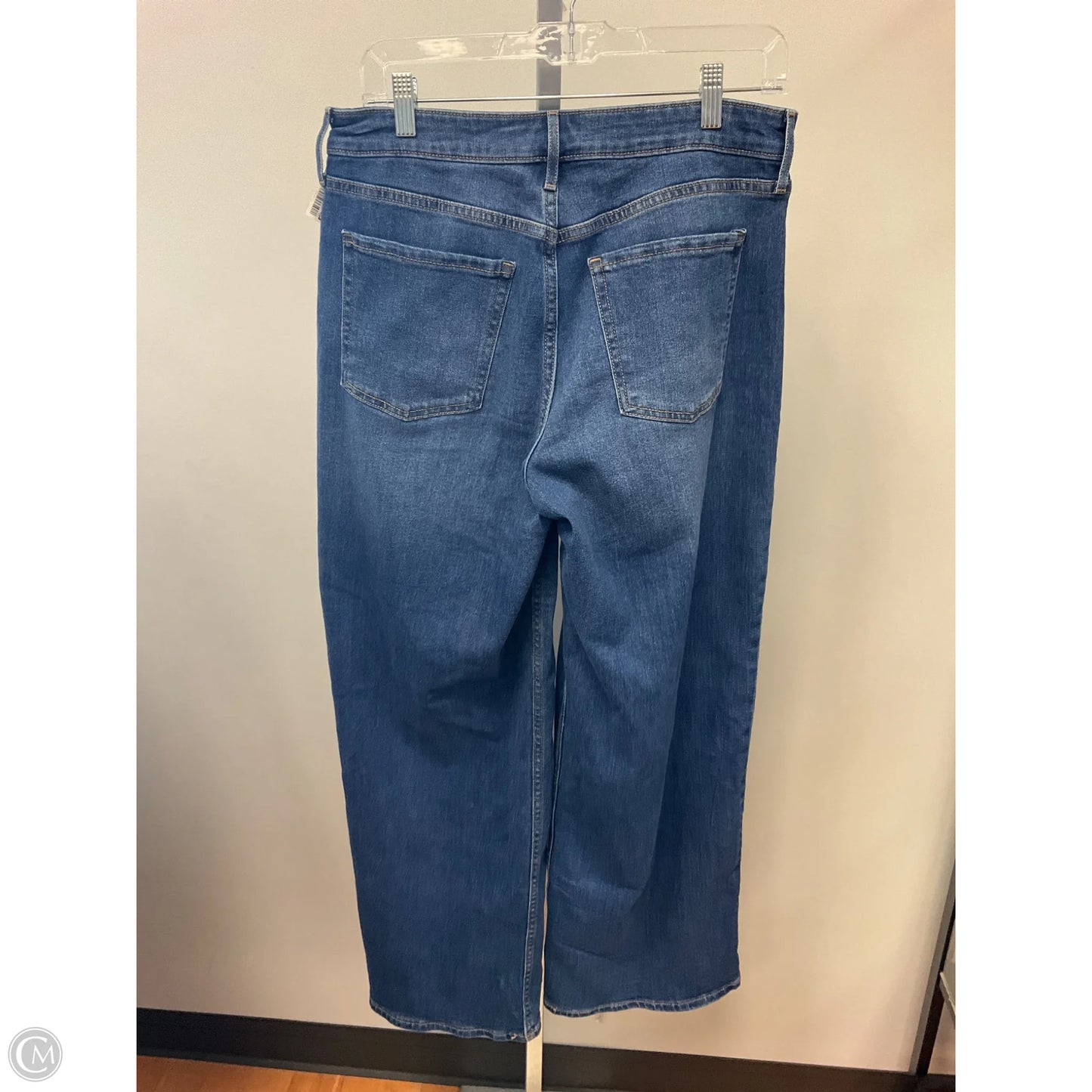 Jeans Wide Leg By Old Navy In Blue Denim, Size: 10