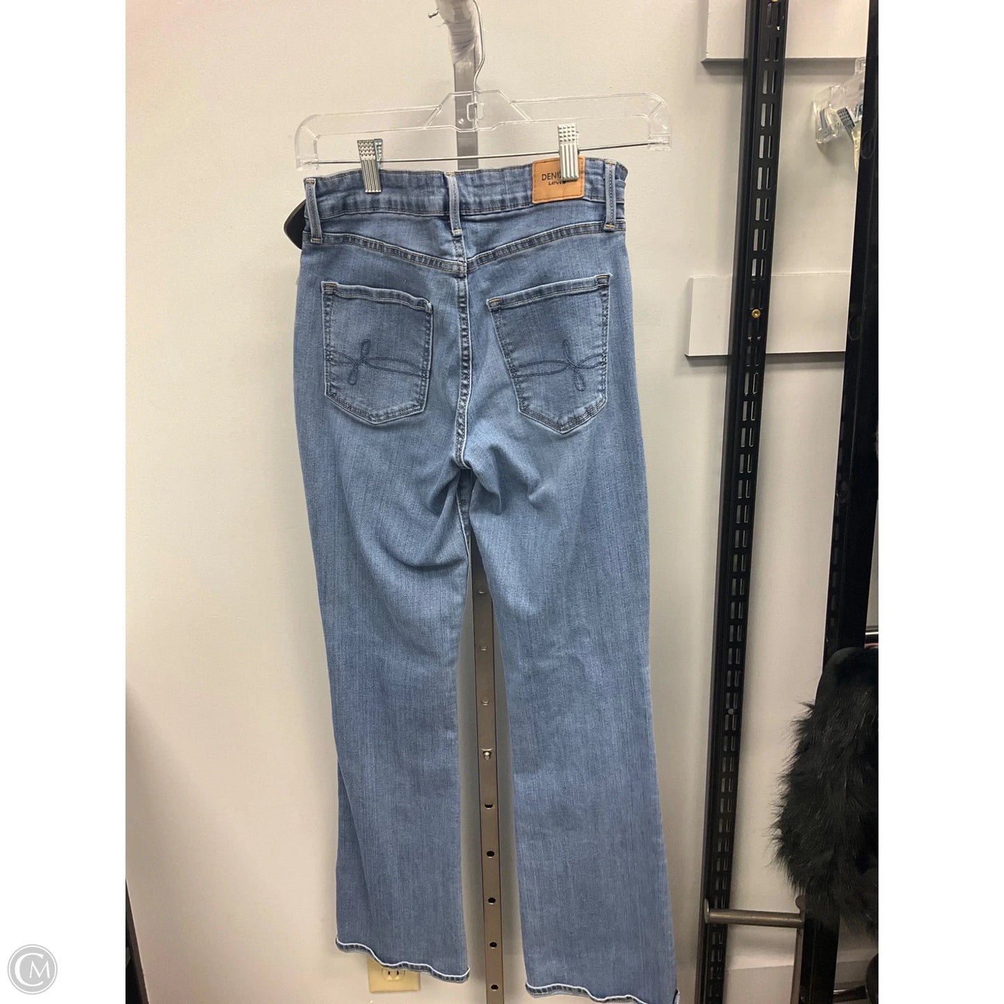 Jeans Boot Cut By Levis In Blue Denim, Size: 6