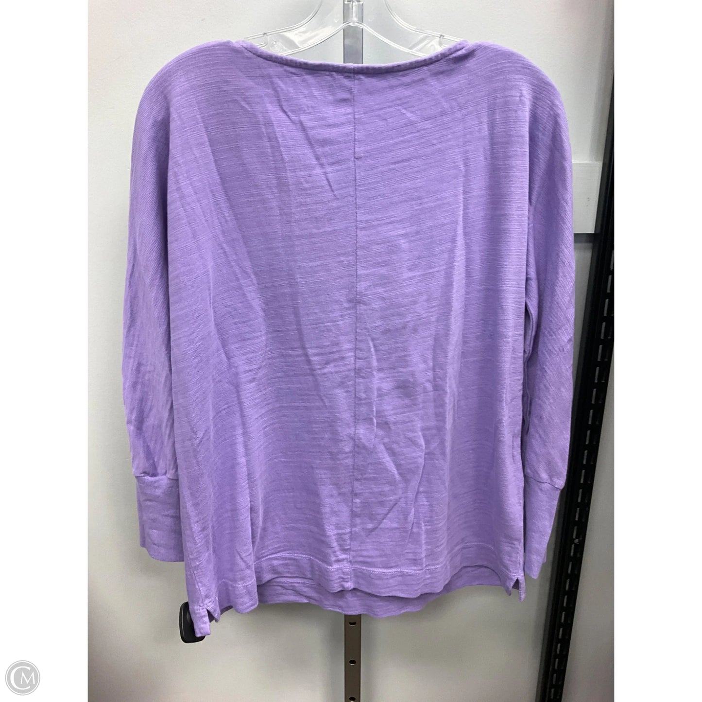 Top Long Sleeve By Loft In Purple, Size: Xs