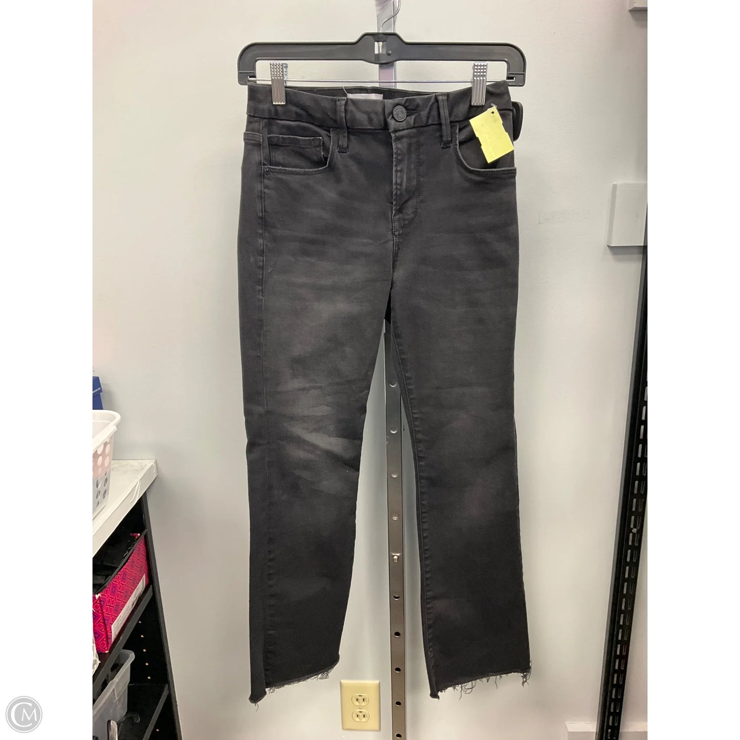 Jeans Boot Cut By Frame In Black Denim, Size: 2