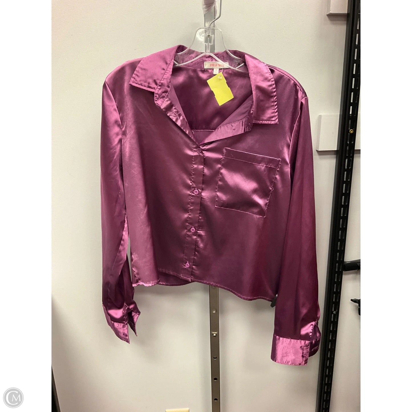Top Long Sleeve By Clothes Mentor In Purple, Size: M