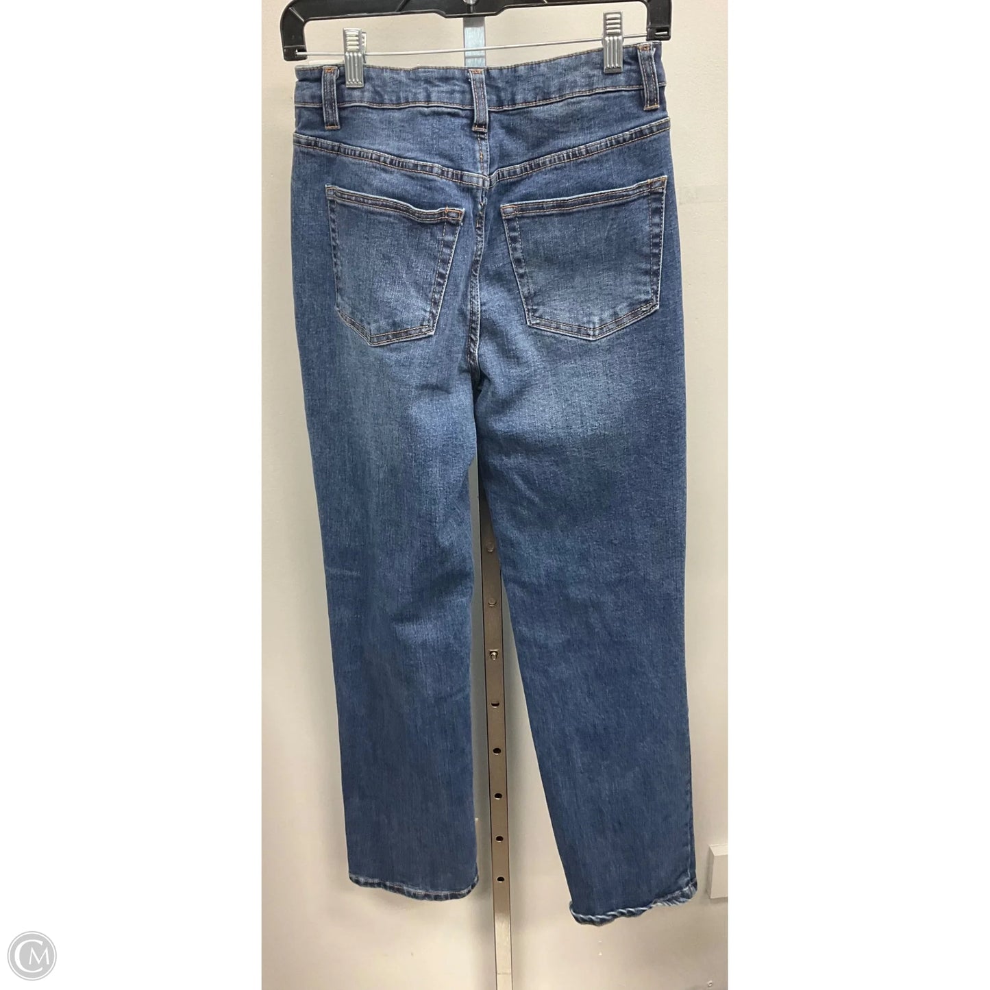 Jeans Boot Cut By Oat In Blue Denim, Size: 4