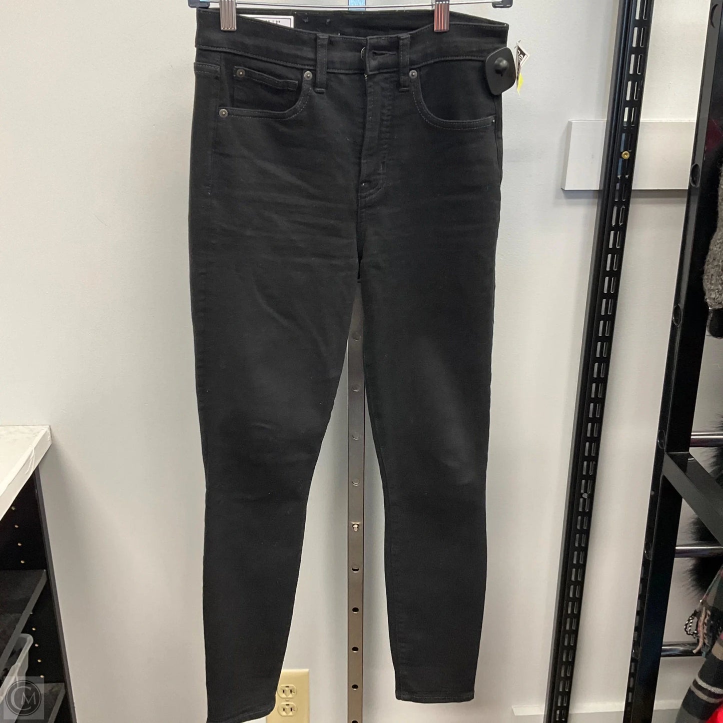 Jeans Skinny By Gap In Black Denim, Size: 2