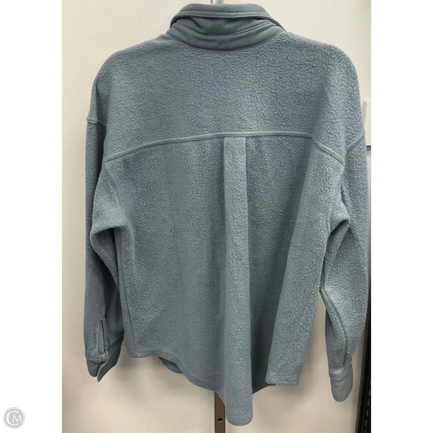 Jacket Shirt By Steve Madden In Blue, Size: L