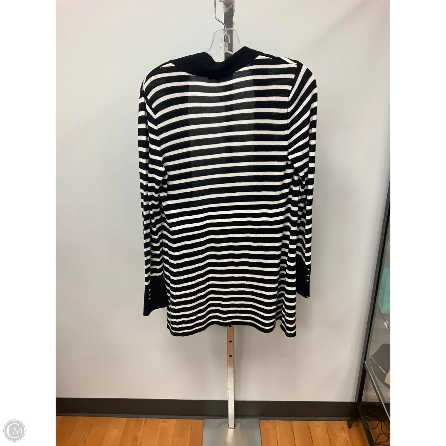 Cardigan By White House Black Market In Striped Pattern, Size: Xs