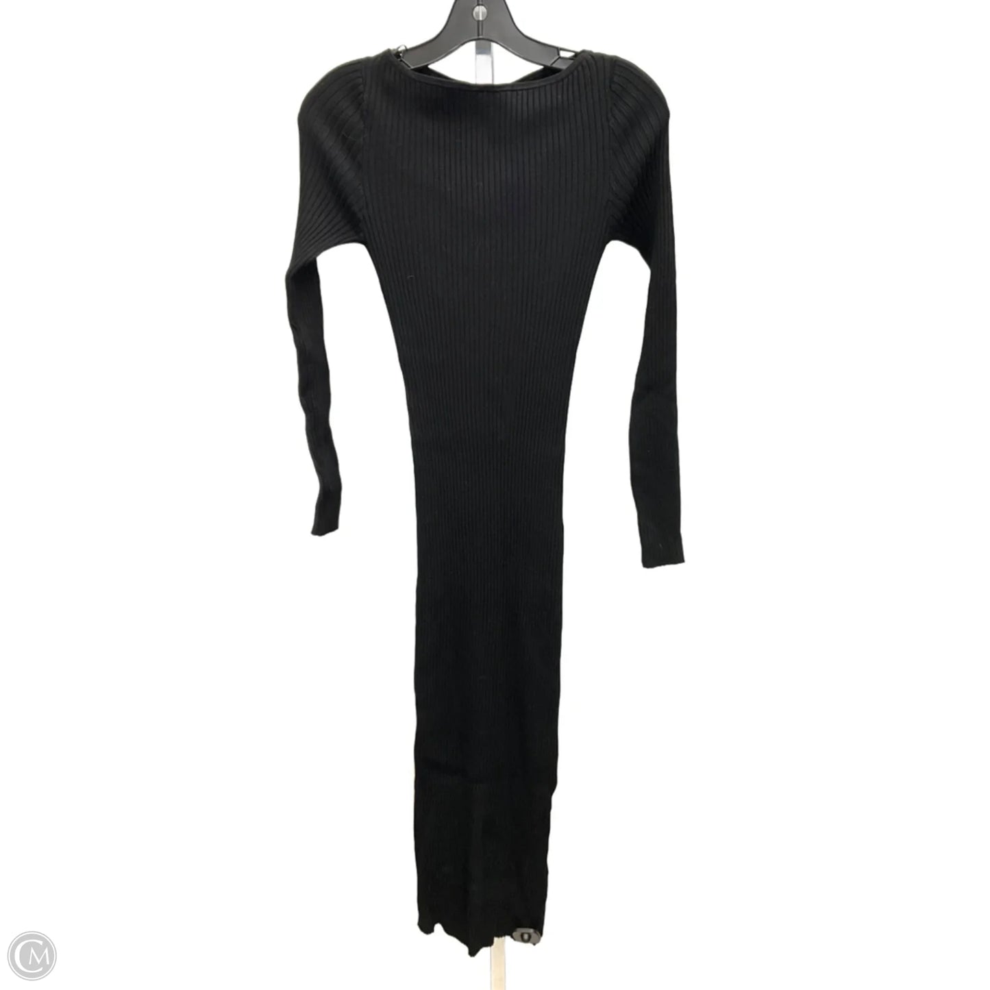 Dress Casual Maxi By H&m In Black, Size: S
