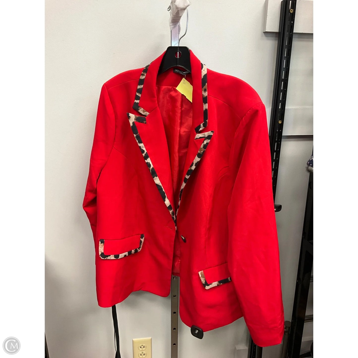 Blazer By Fashion Nova In Red, Size: 2x