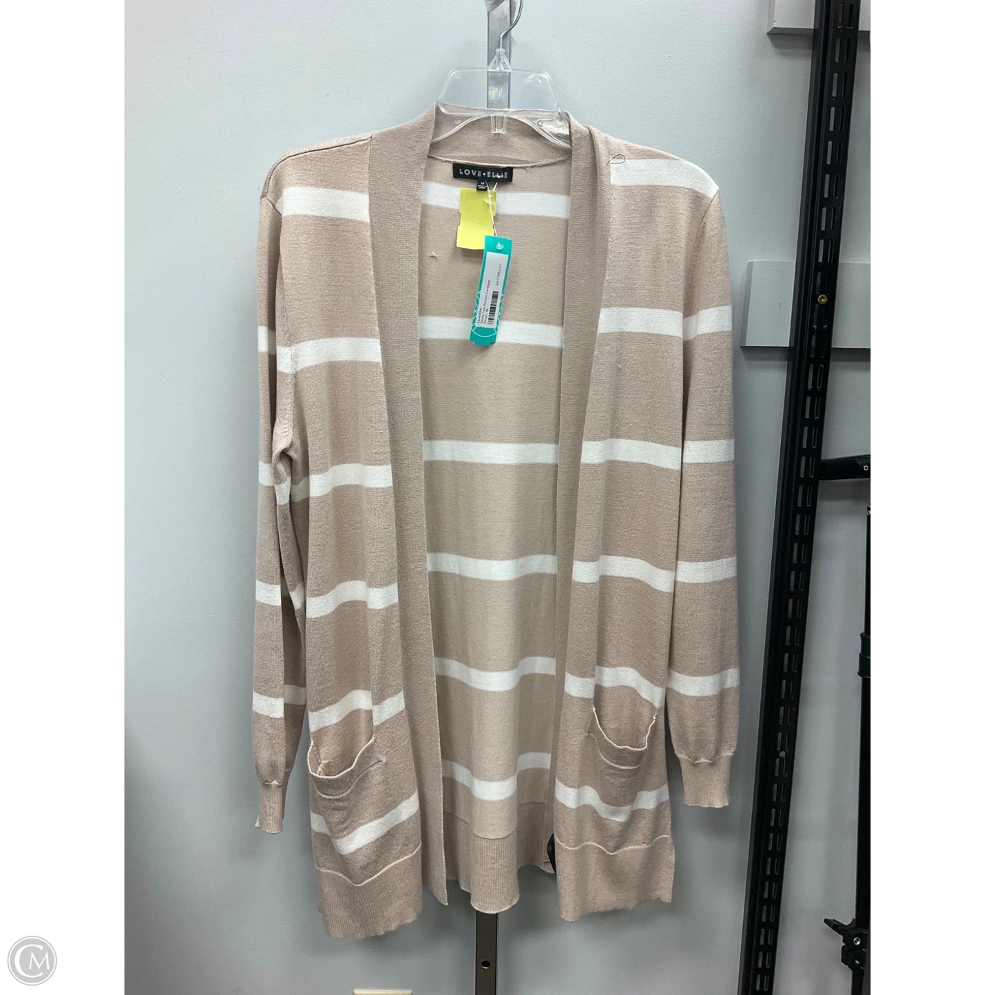 Cardigan By Love Ellie In Striped Pattern, Size: M