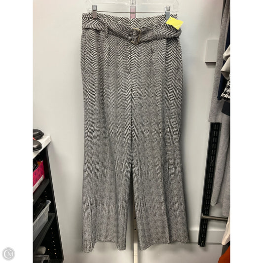 Pants Wide Leg By White House Black Market In Black & Cream, Size: 4