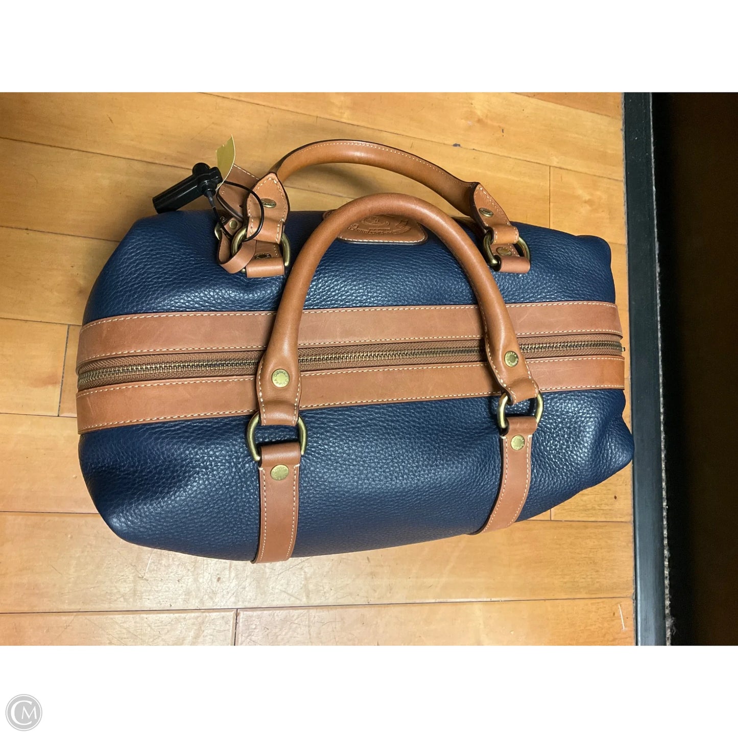 Handbag Leather By Cma, Size: Medium