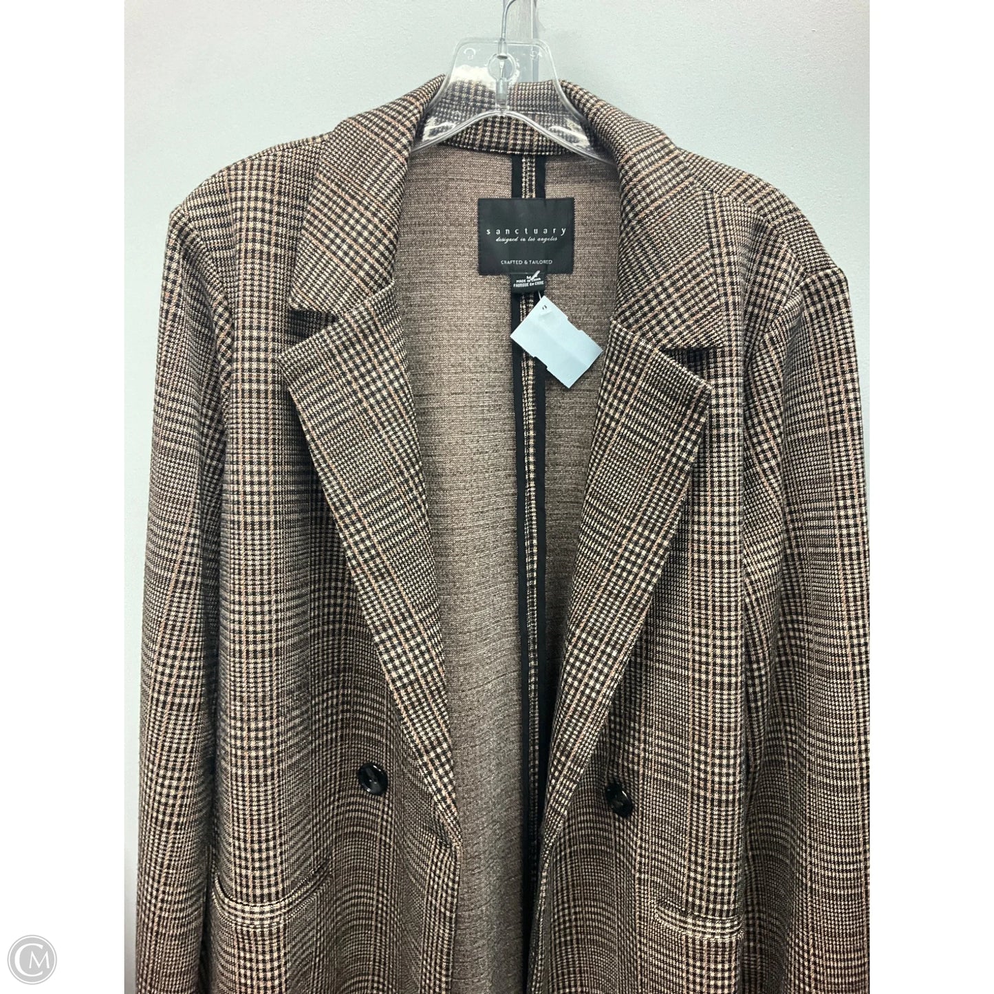 Blazer By Sanctuary In Black & Brown, Size: M