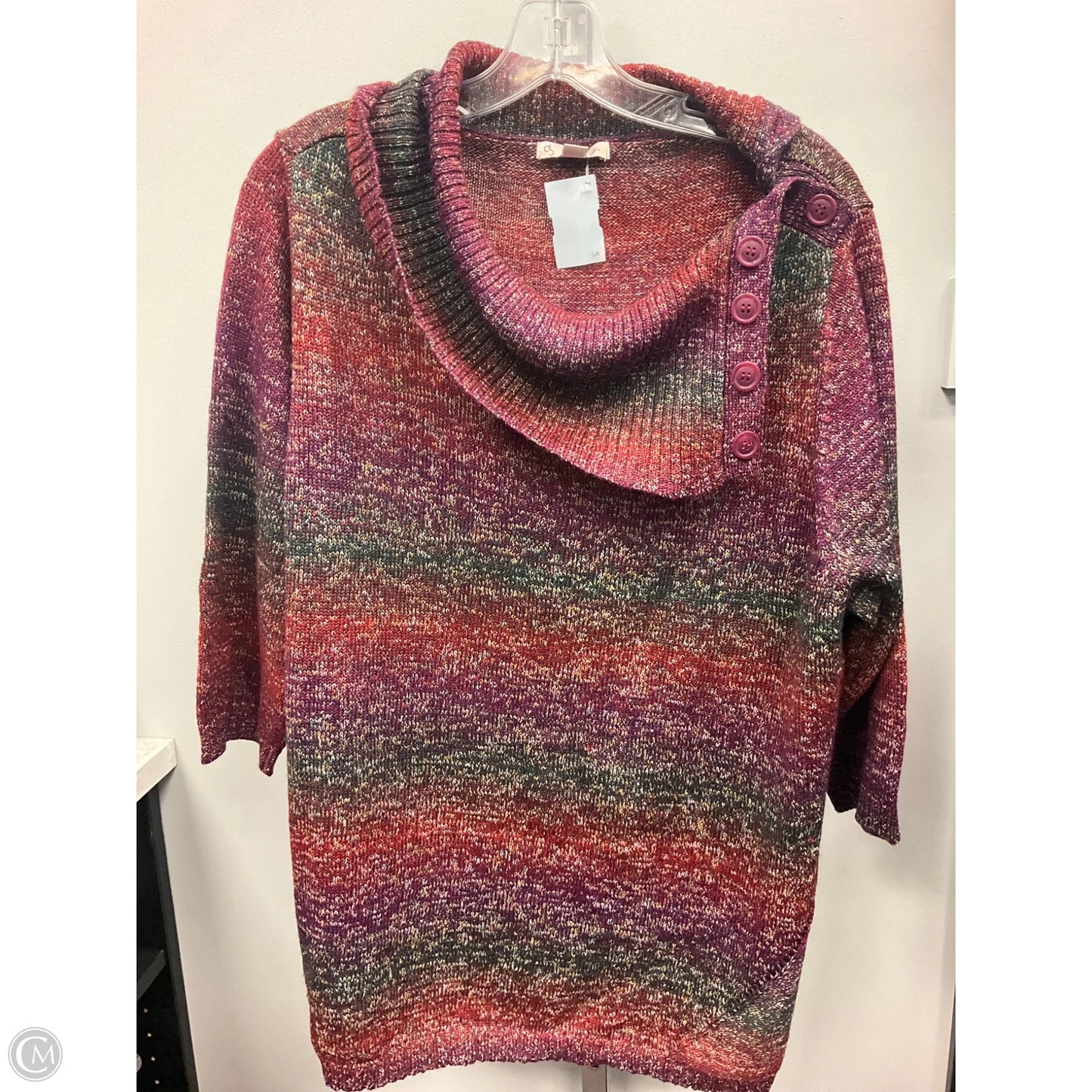 Sweater By Dressbarn In Multi-colored, Size: 3x