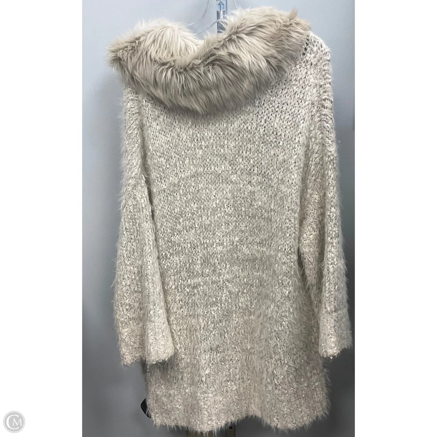 Sweater Cardigan By Sleeping On Snow In Cream, Size: M