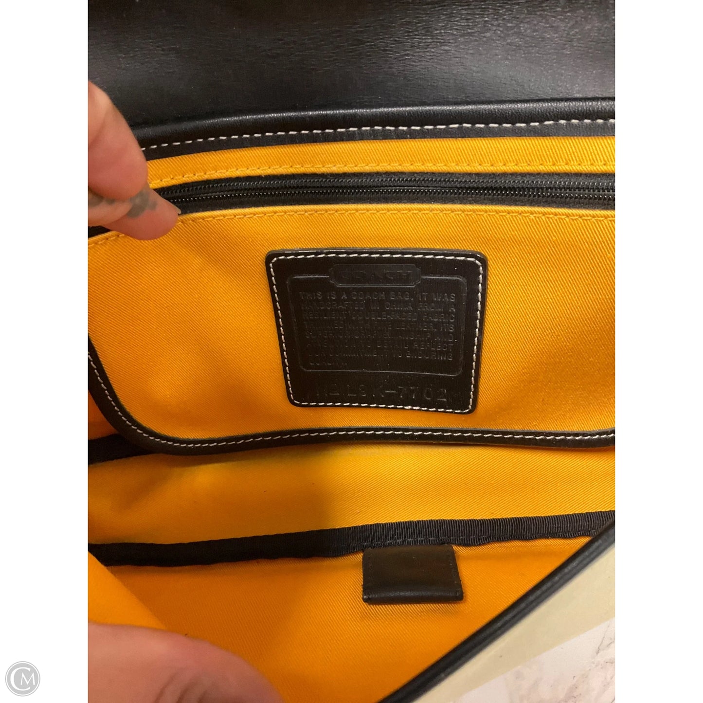 Handbag Designer By Coach, Size: Small