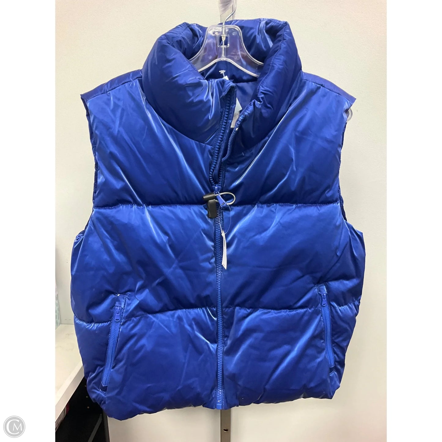 Vest Puffer & Quilted By Old Navy In Blue, Size: M