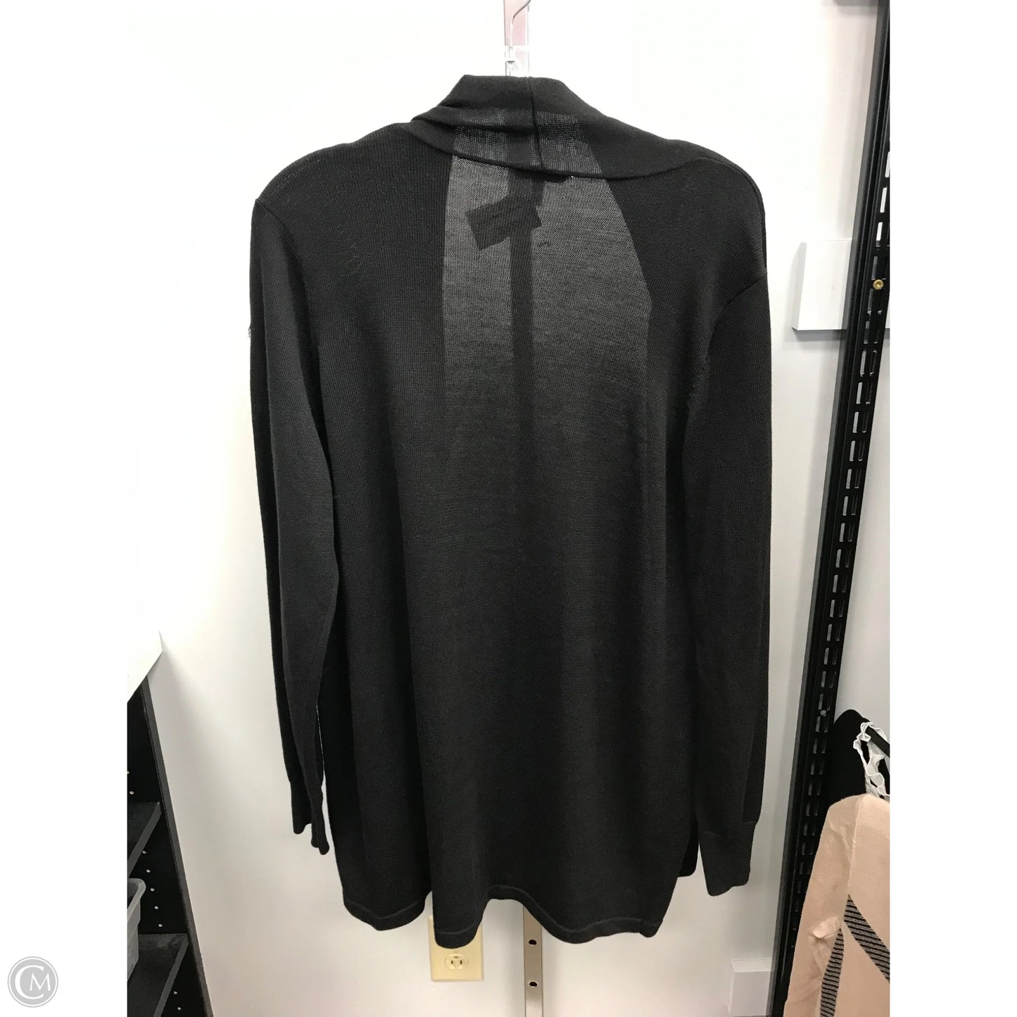 Cardigan By Ella Moss In Black, Size: Xl