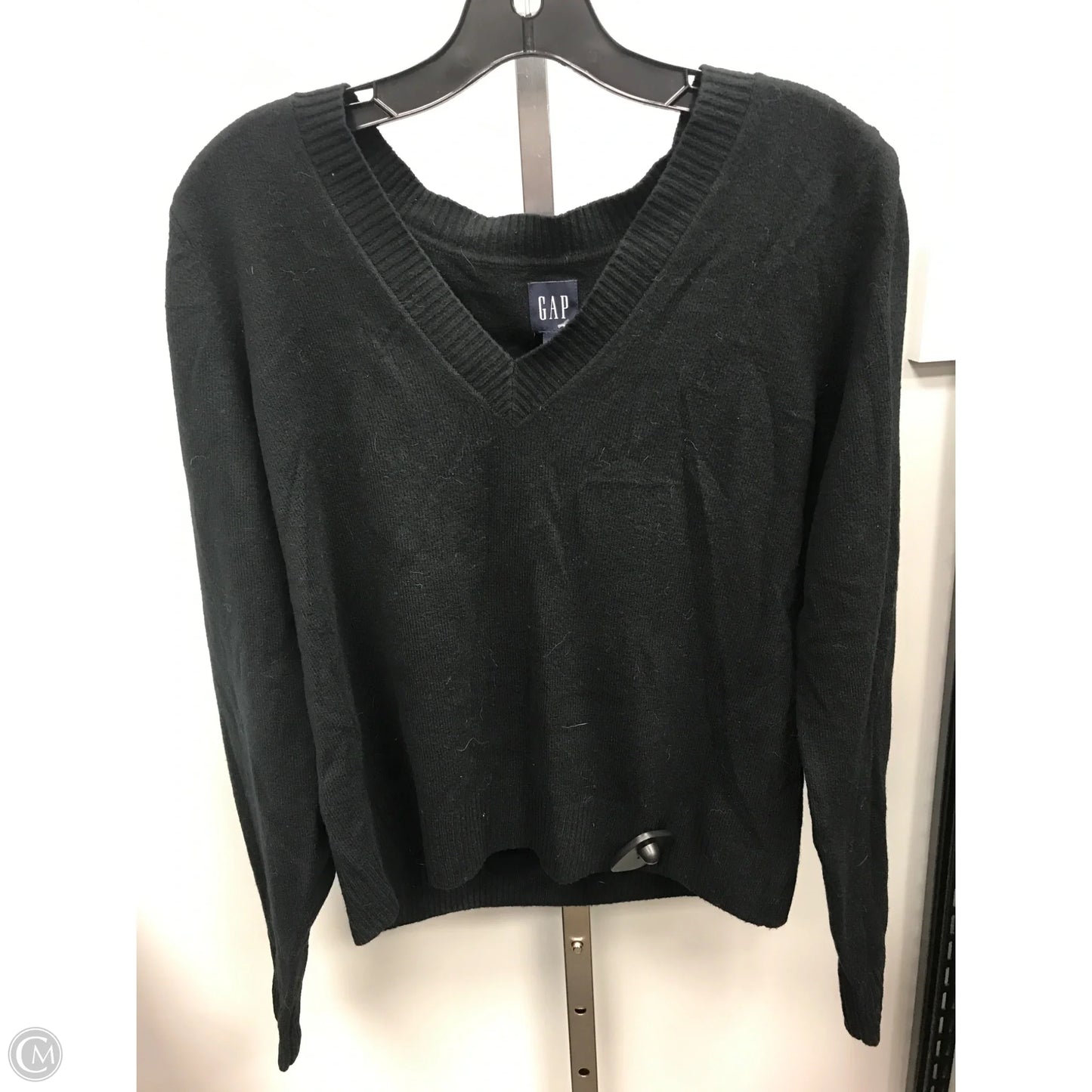 Sweater By Gap In Black, Size: M