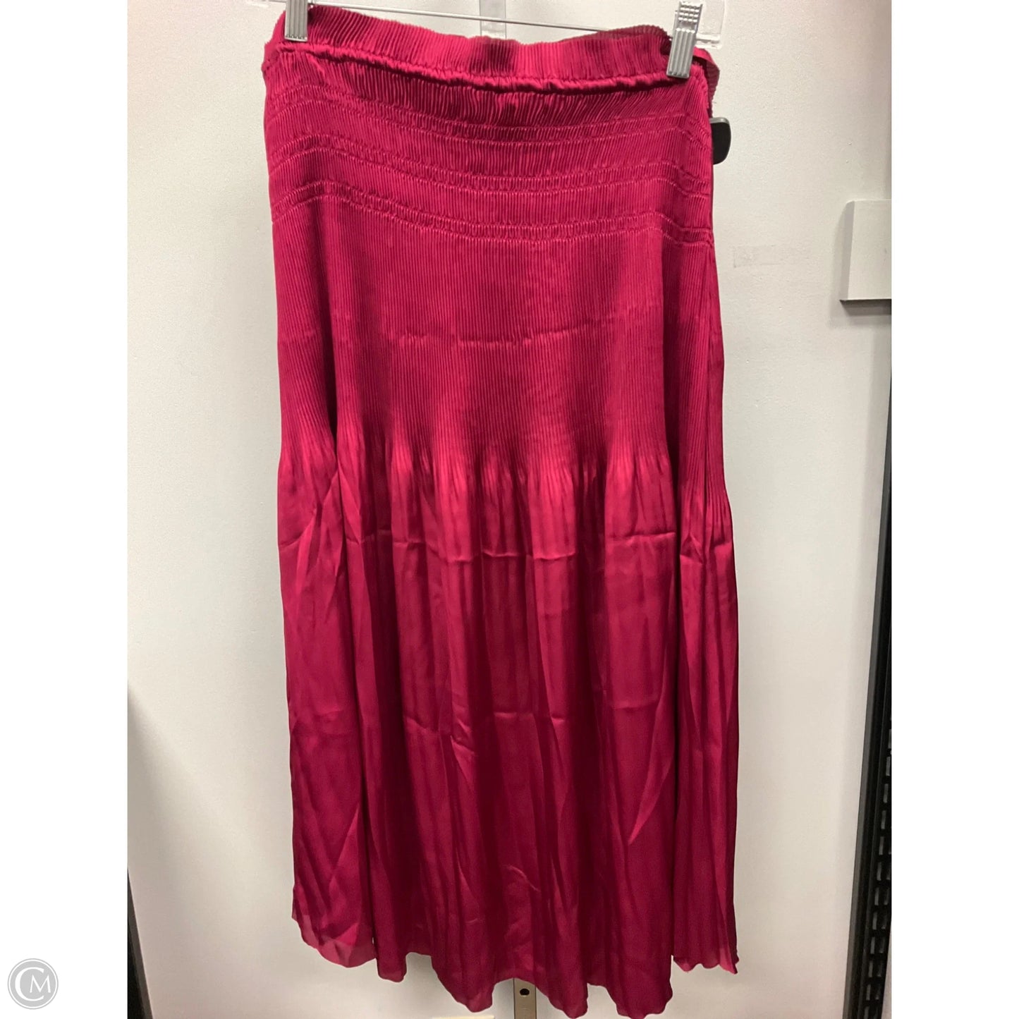 Skirt Midi By Rachel Zoe In Maroon, Size: L