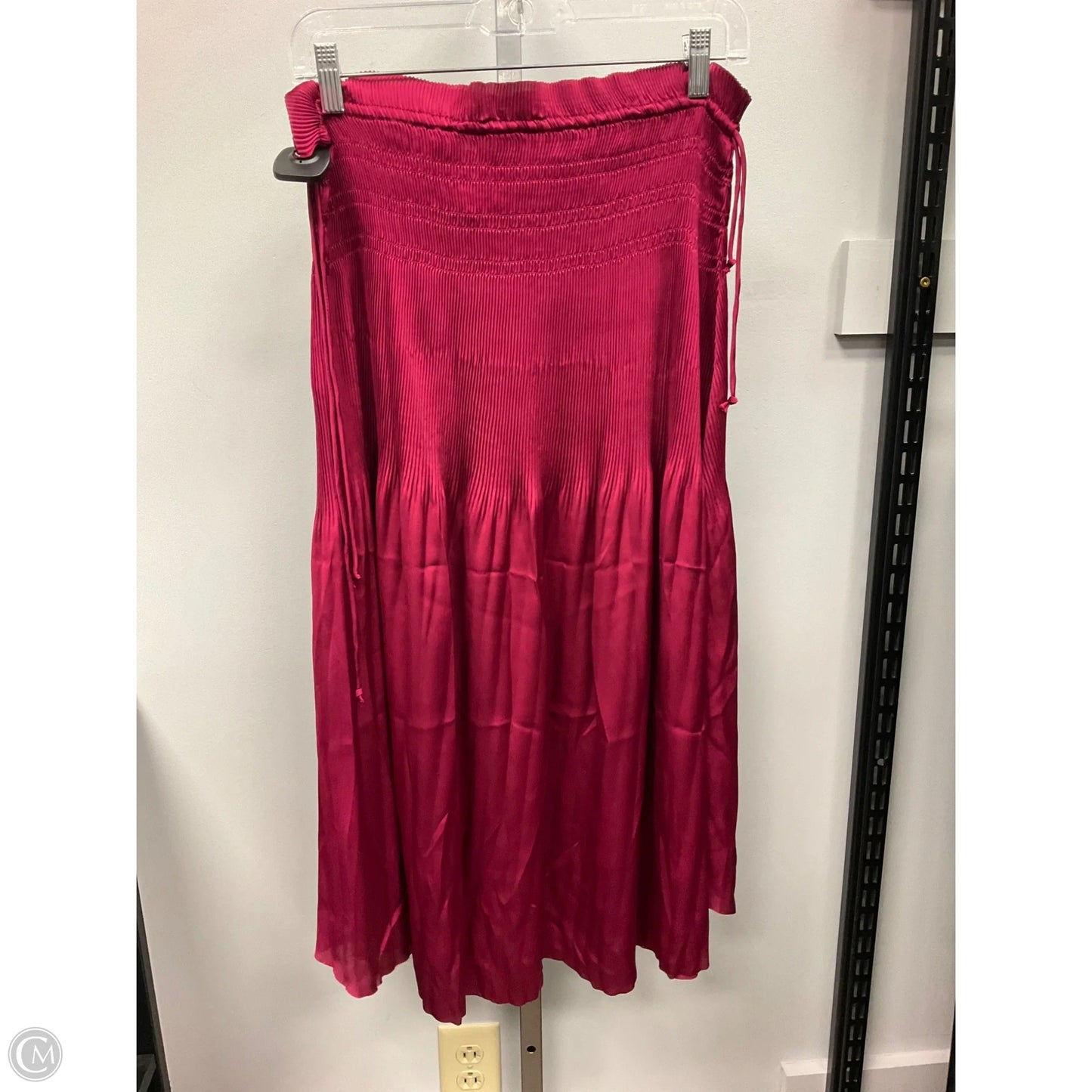 Skirt Midi By Rachel Zoe In Maroon, Size: L