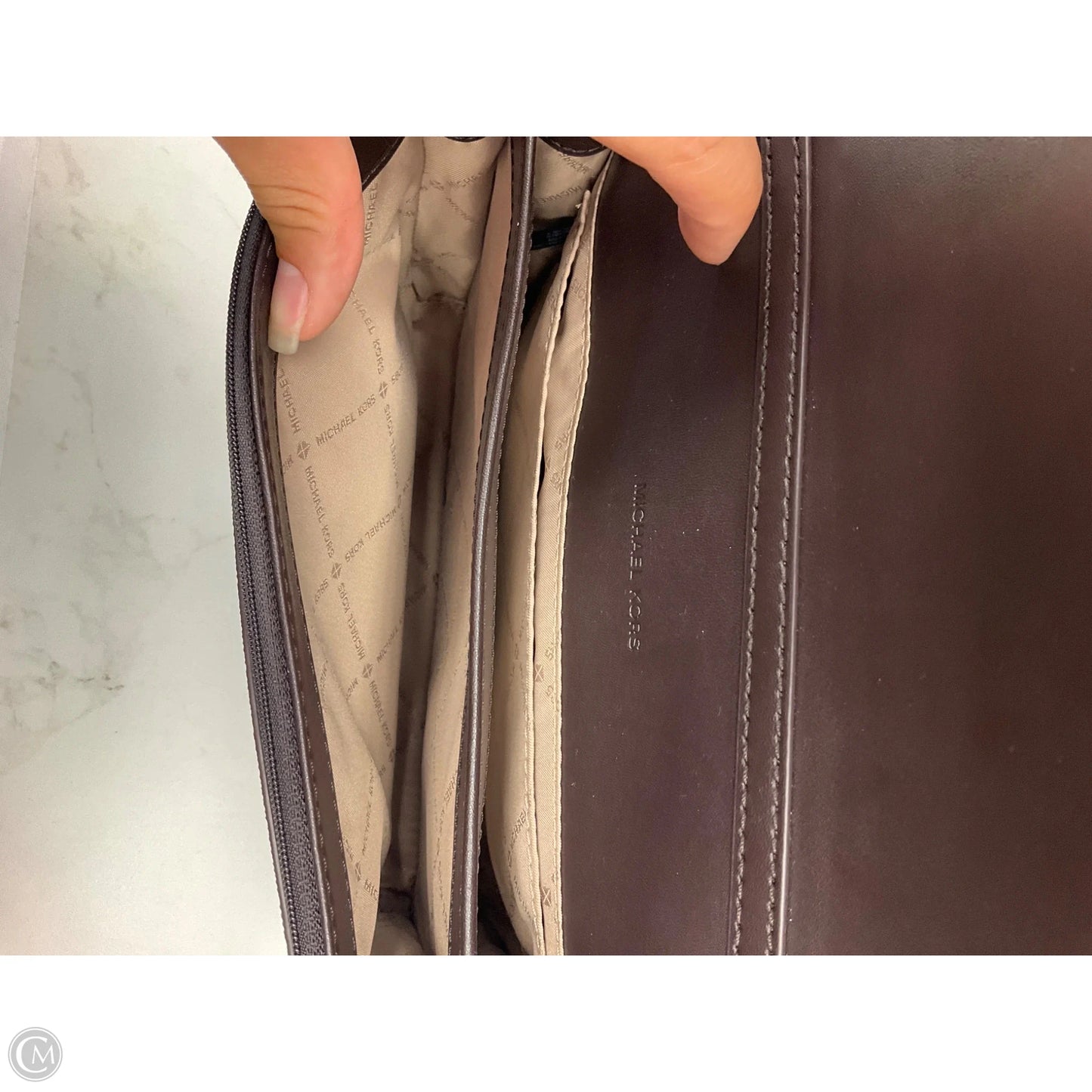 Crossbody Designer By Michael Kors, Size: Medium