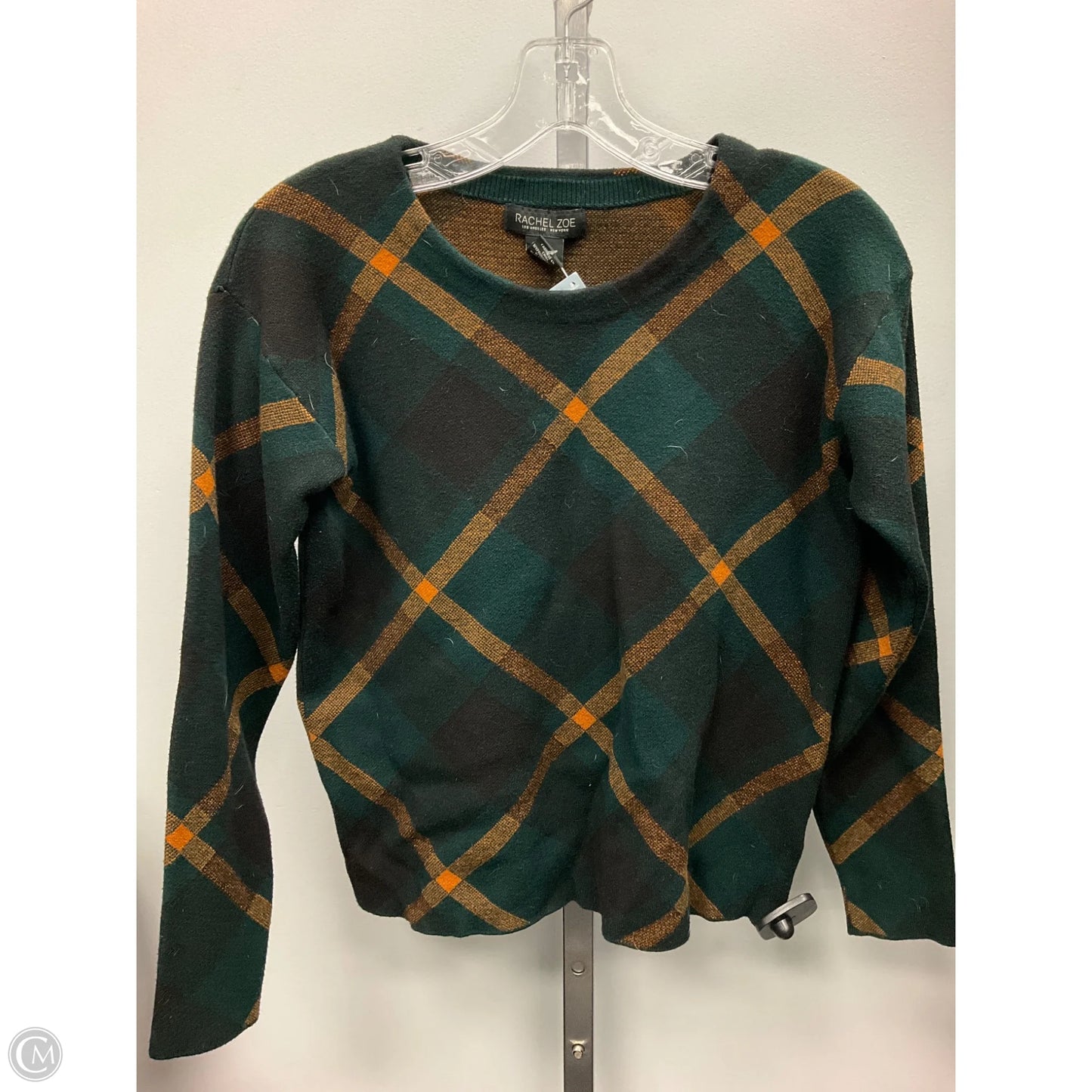 Sweater By Rachel Zoe In Plaid Pattern, Size: Xs