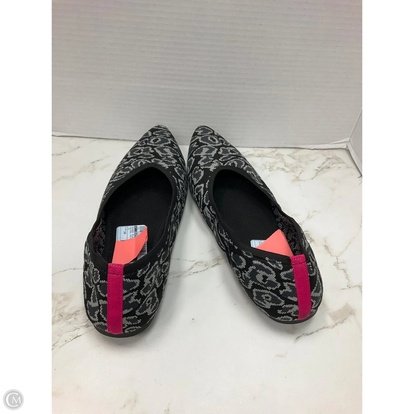 Shoes Flats By Clothes Mentor In Animal Print, Size: 10