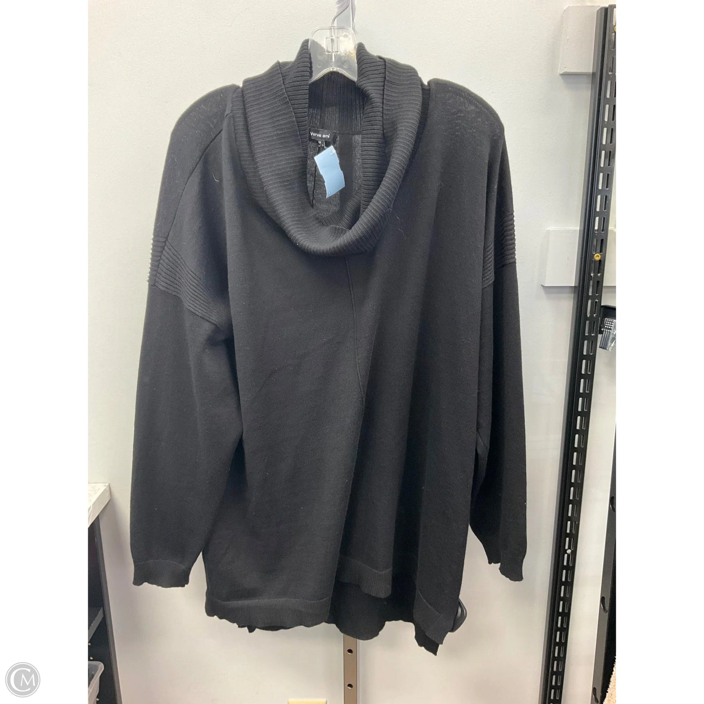Top Long Sleeve By Verve Ami In Black, Size: 1x