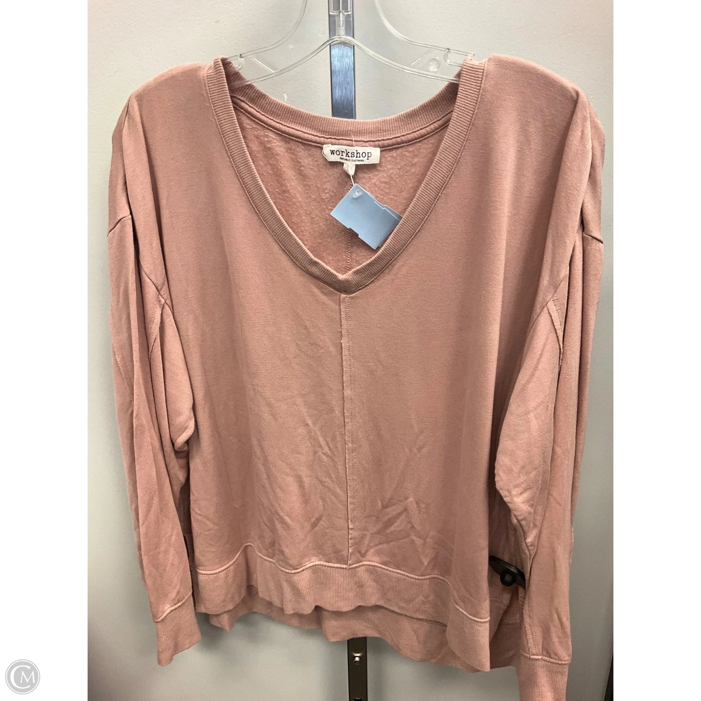 Top 2pc 3/4 Sleeve By Workshop In Pink, Size: Xl