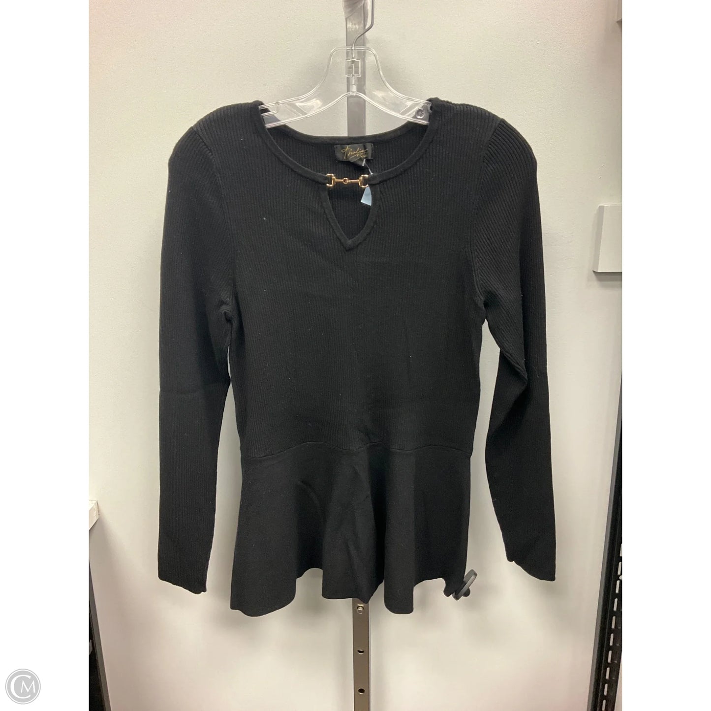 Top Long Sleeve By Thalia Sodi In Black, Size: M