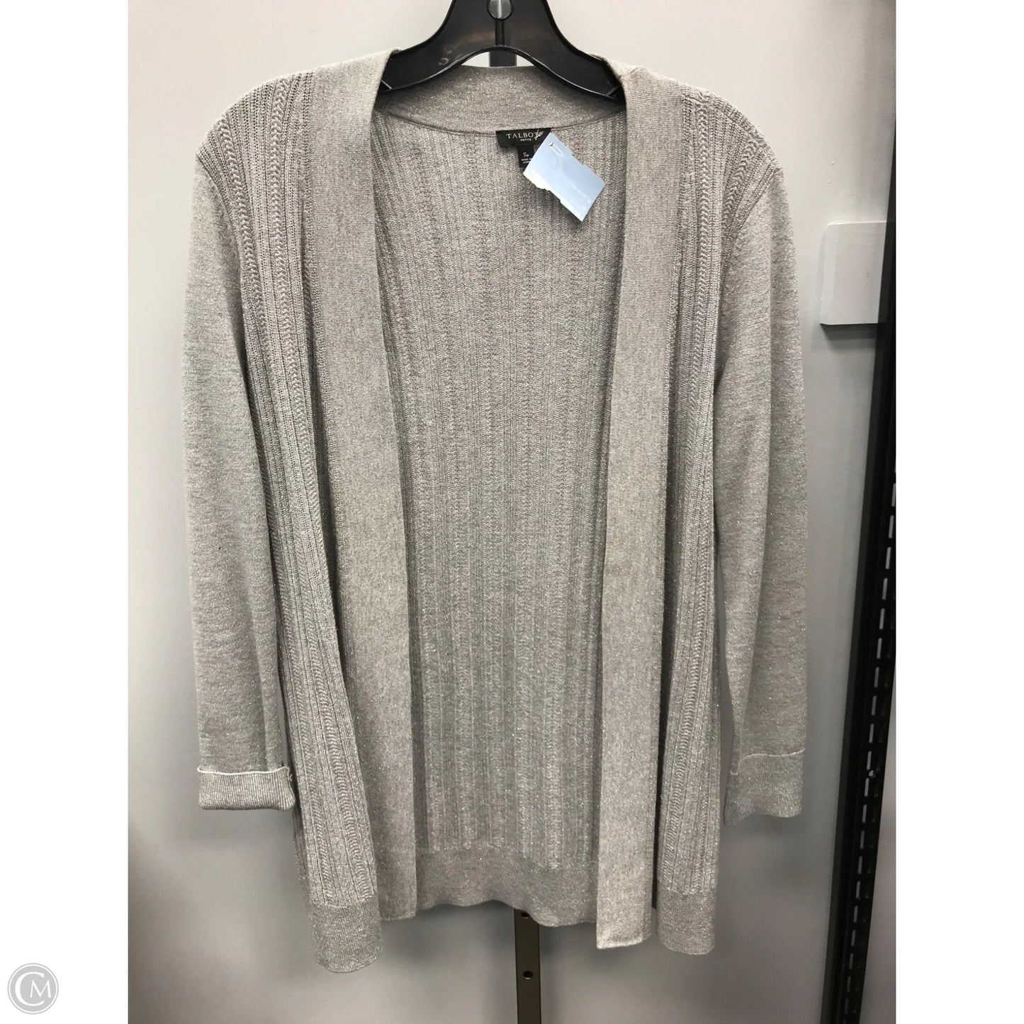 Cardigan By Talbots In Silver, Size: Sp