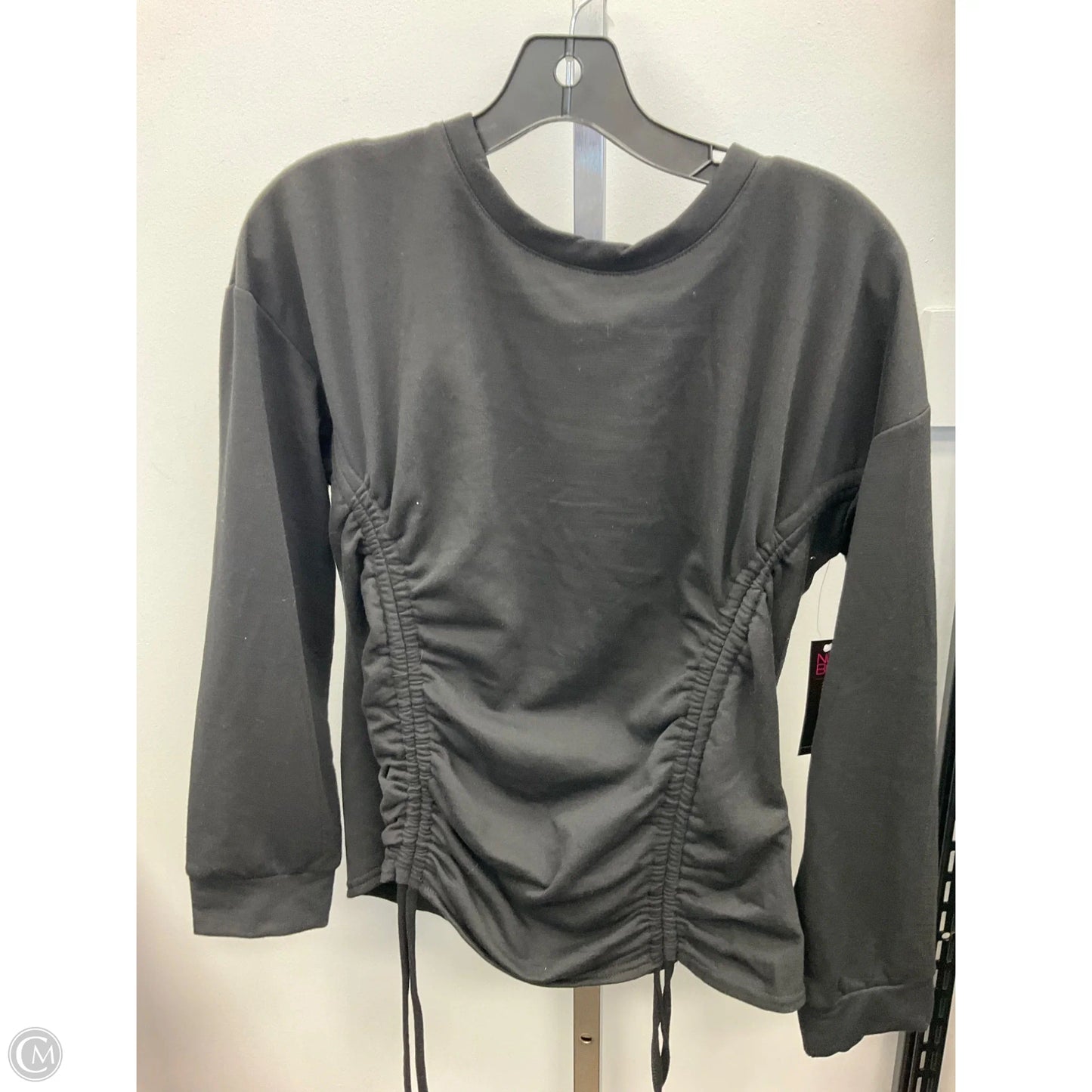 Top Long Sleeve By No Boundaries In Black, Size: L