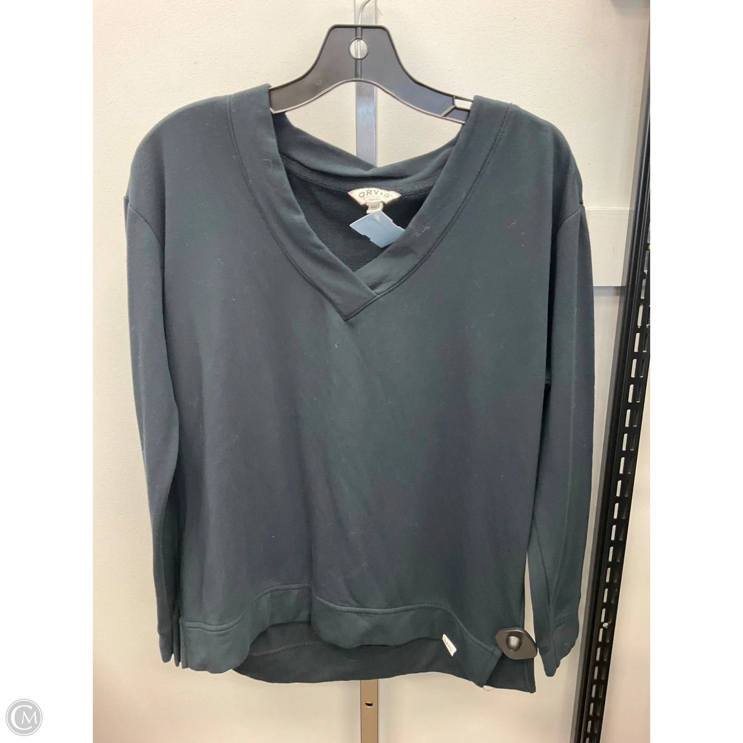 Top Long Sleeve Basic By Orvis In Black, Size: S